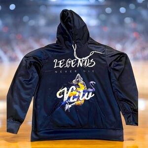Kobe Bryant Legends Never Die Hoodie Black Medium NWOT